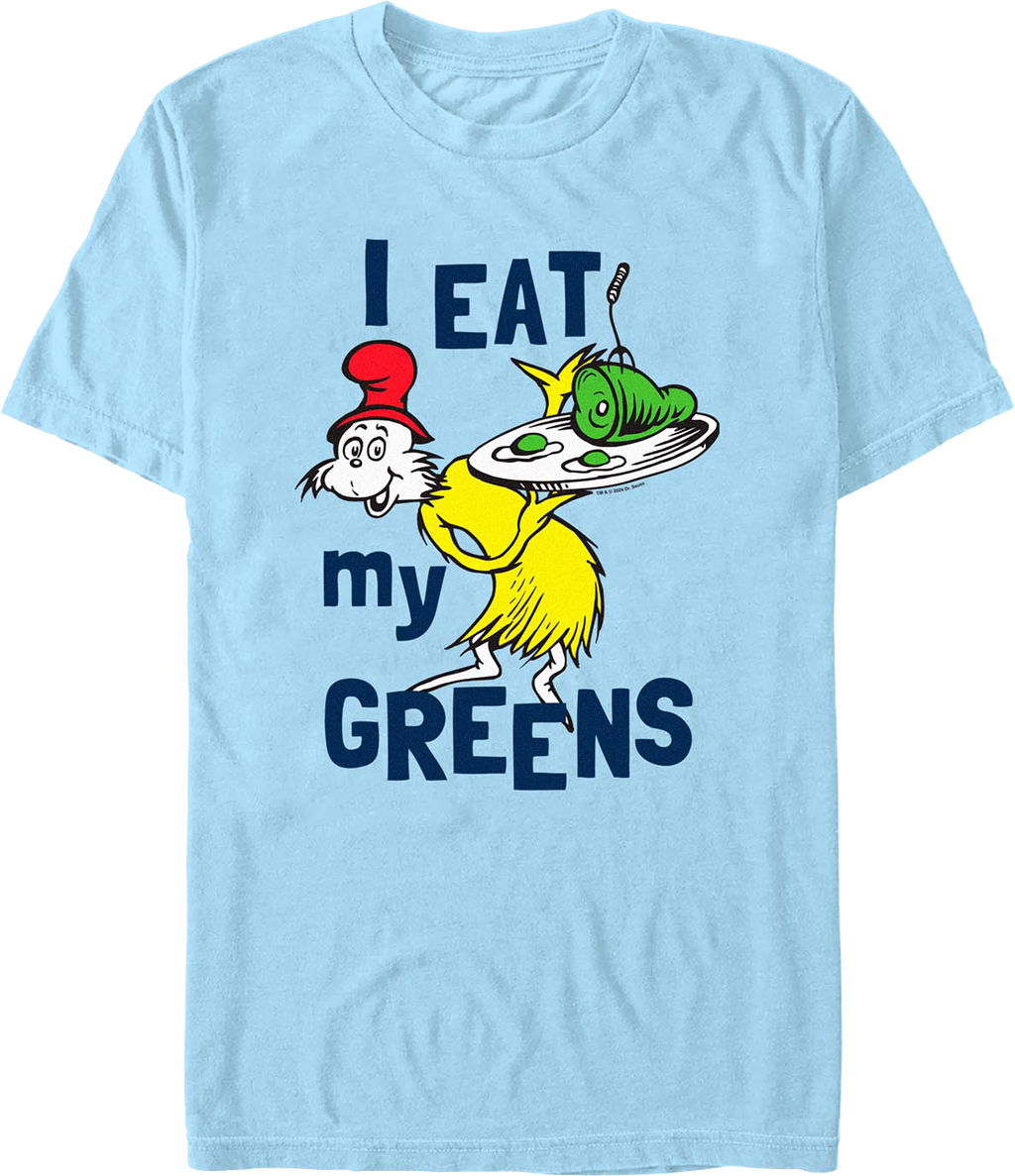 I Eat My Greens Dr. Seuss T-Shirt product image 1
