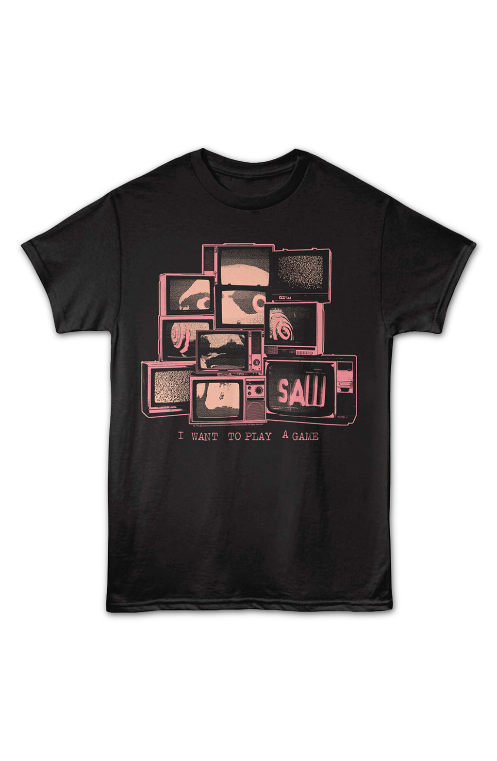 I Want To Play A Game Monitors Saw T-Shirt product image 2