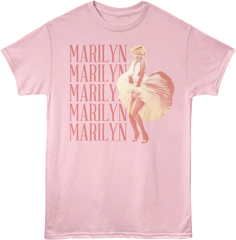 Pink Marilyn Monroe T-Shirt product image 1
