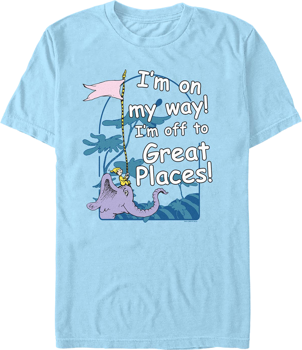 I'm Off to Great Places Dr. Seuss T-Shirt product image 1