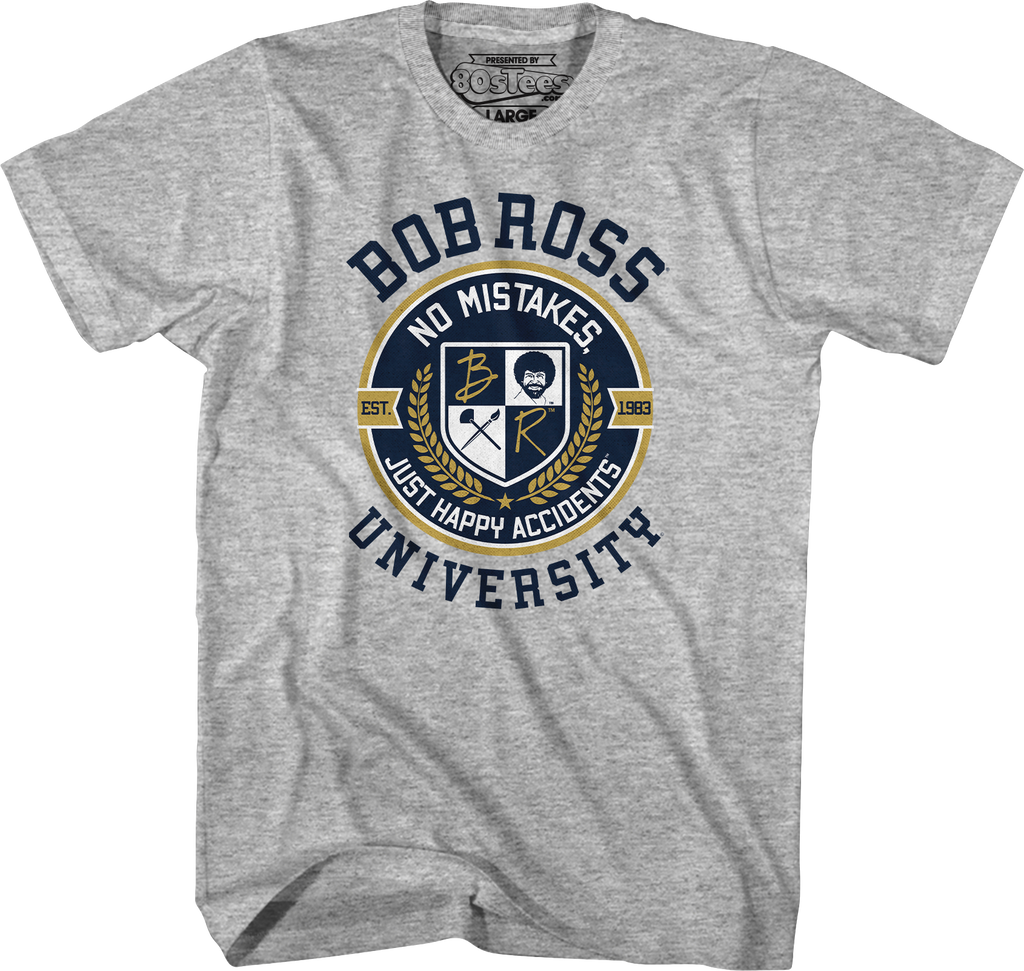 University Logo Bob Ross T-Shirt product image 1