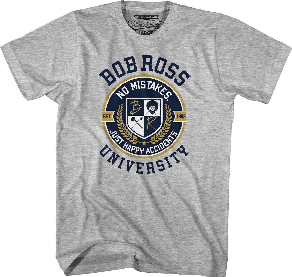 University Logo Bob Ross T-Shirt product image 1
