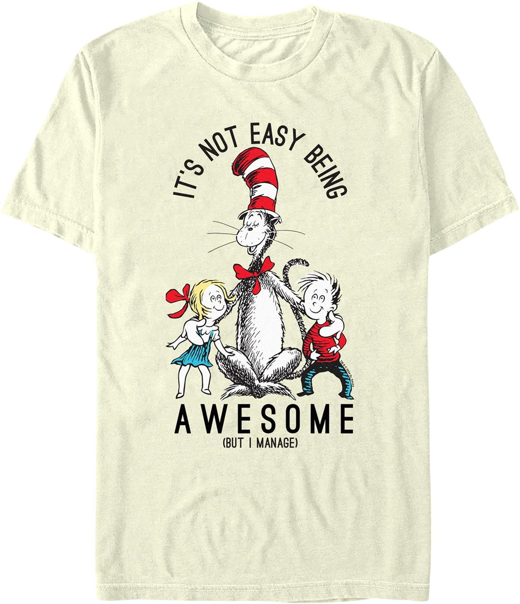 It's Not Easy Being Awesome (But I Manage) Dr. Seuss T-Shirt product image 1