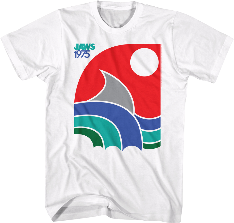 1975 Graphic Art Jaws T-Shirt product image 1