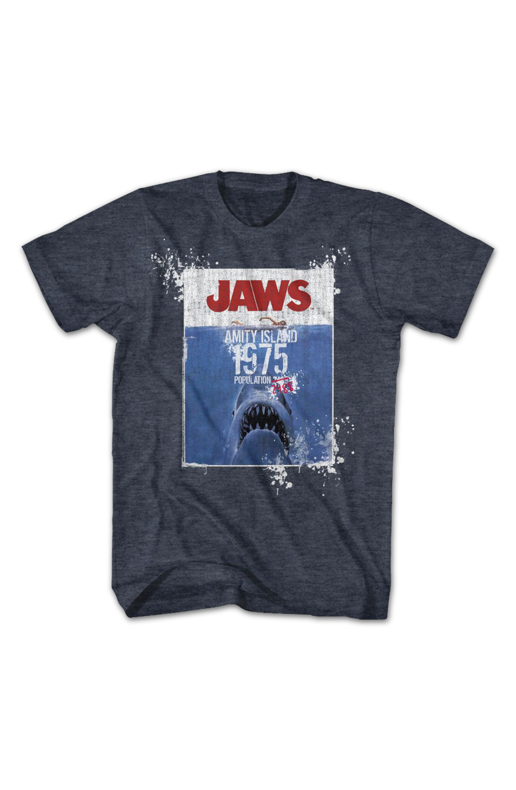 Amity Island Population Jaws T-Shirt product image 2