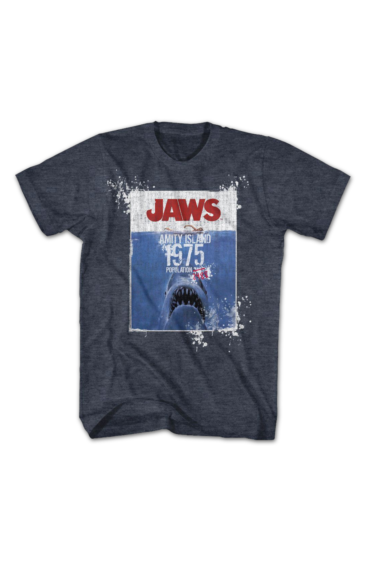 Amity Island Population Jaws T-Shirt product image 2