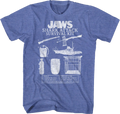 Vintage Shark Attack Survival Kit Jaws T-Shirt product image 1
