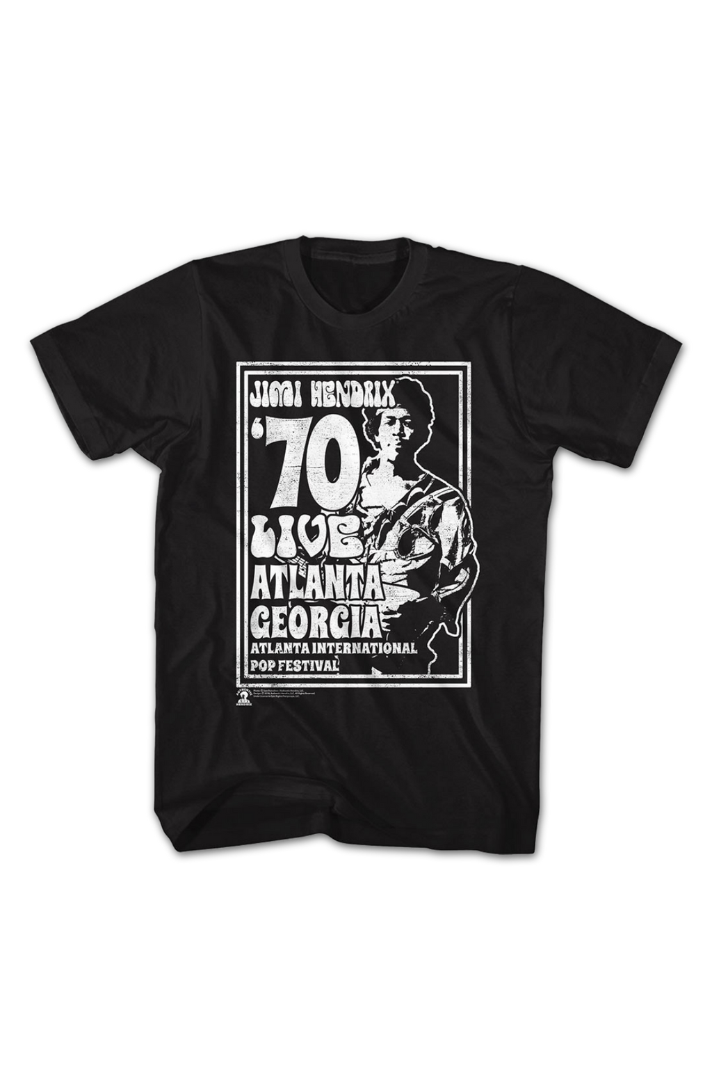 Atlanta International Pop Festival Jimi Hendrix T-Shirt product image 2