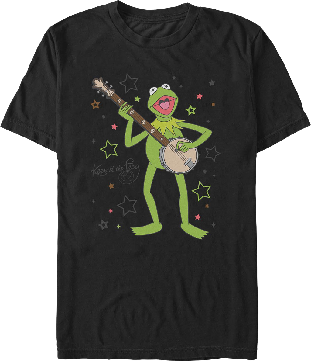 Kermit The Frog Banjo Superstar Muppets T-Shirt product image 1