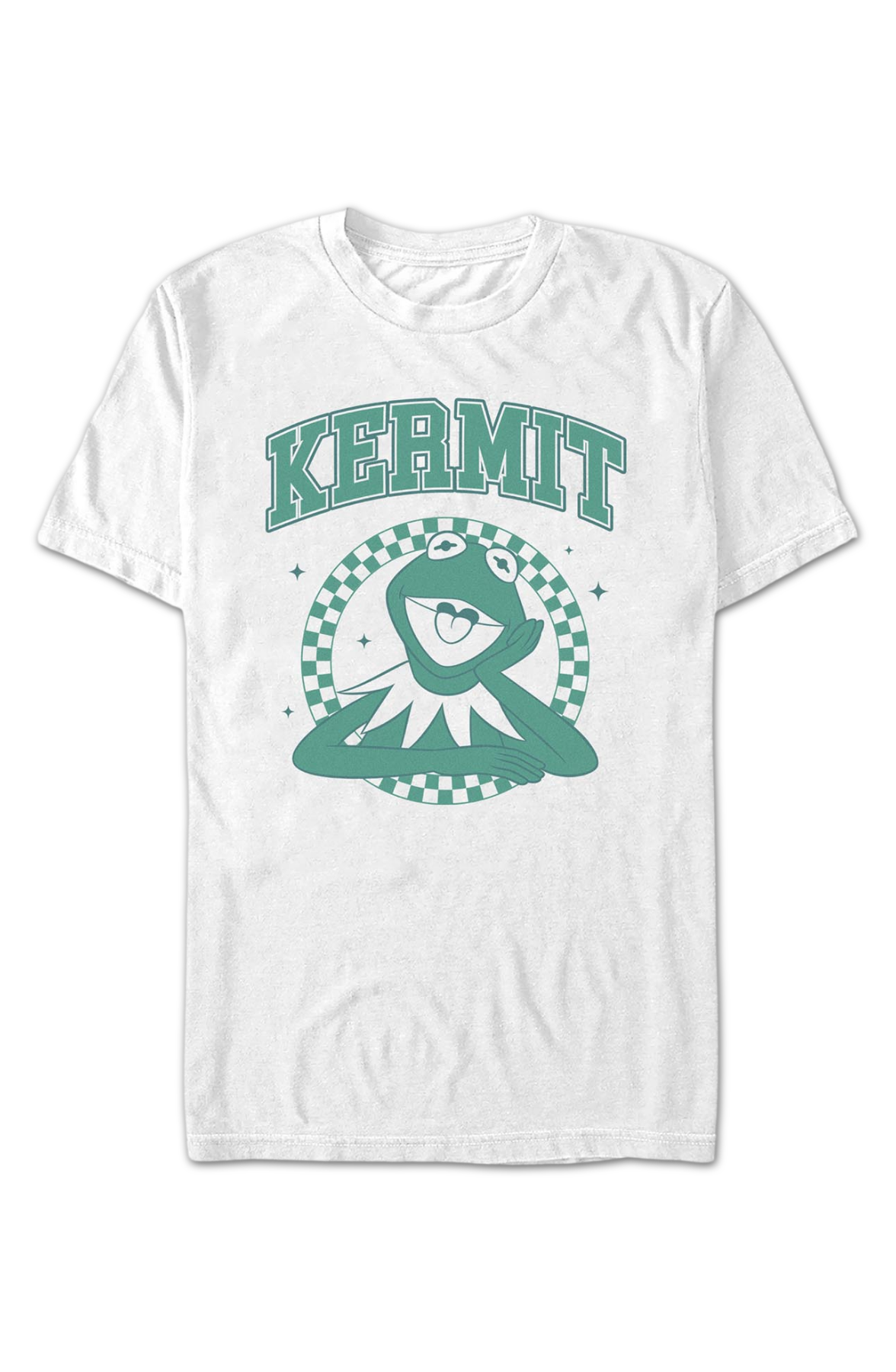 Kermit The Frog Checkered Circle Muppets T-Shirt product image 2