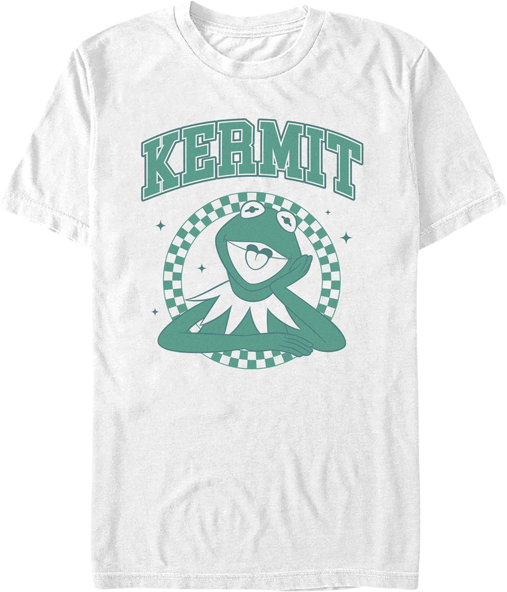 Kermit The Frog Checkered Circle Muppets T-Shirt product image 1