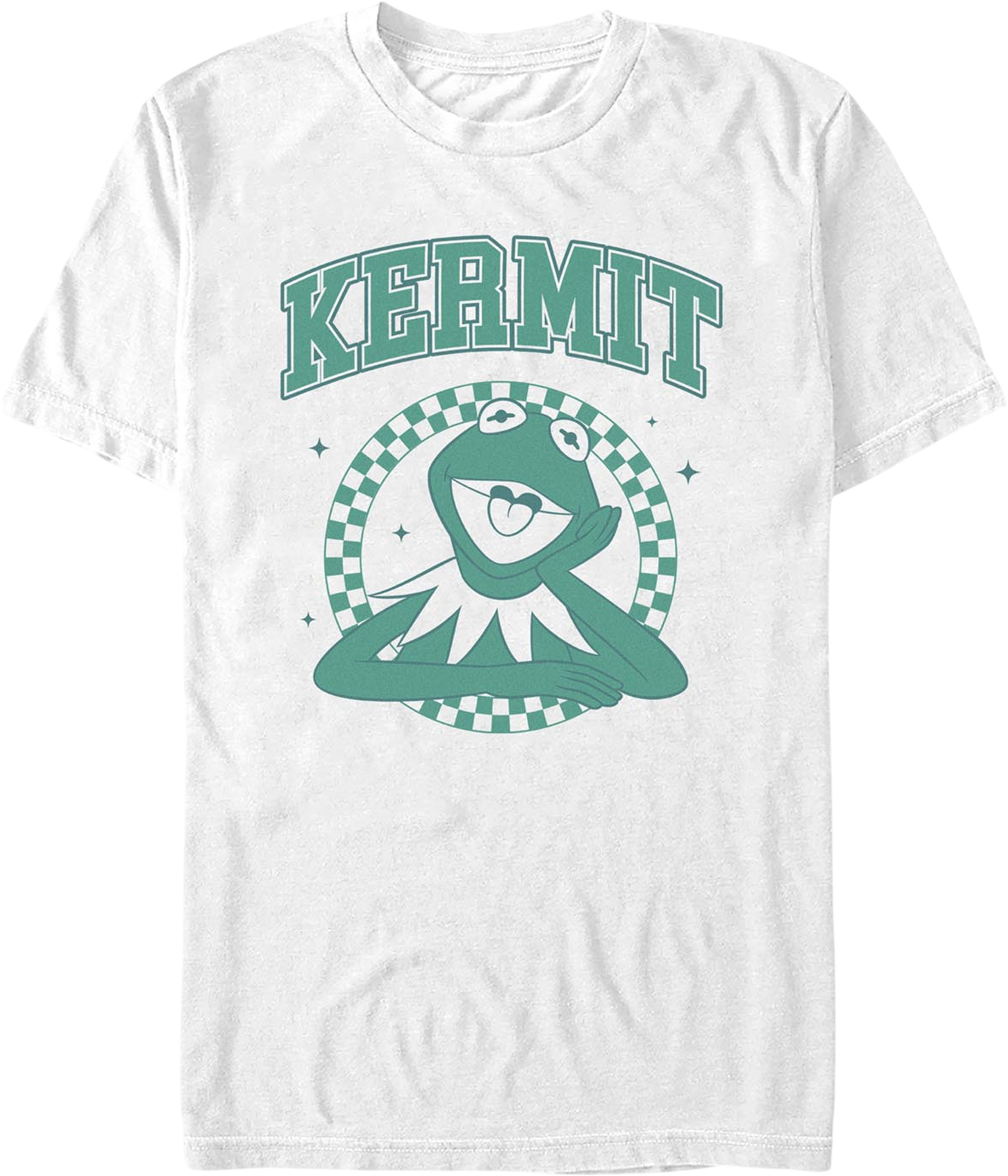 Kermit The Frog Checkered Circle Muppets T-Shirt product image 1