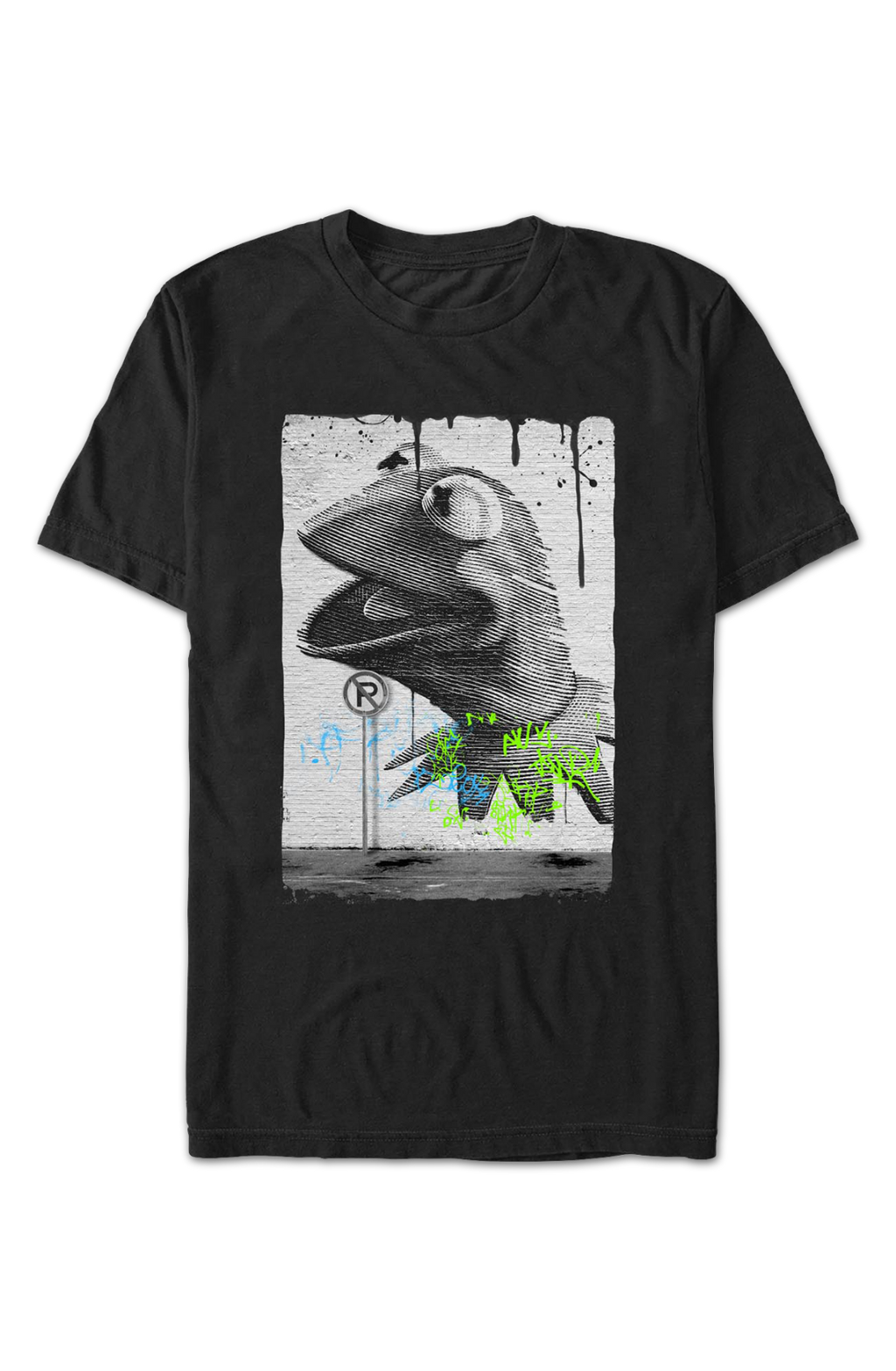 Kermit The Frog Graffiti Muppets T-Shirt product image 2