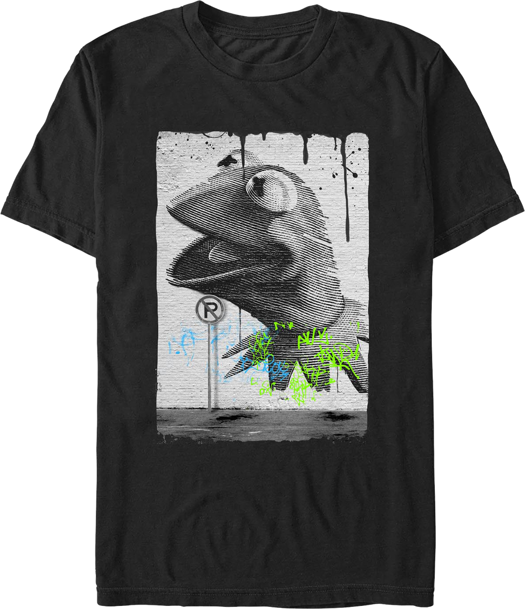 Kermit The Frog Graffiti Muppets T-Shirt product image 1