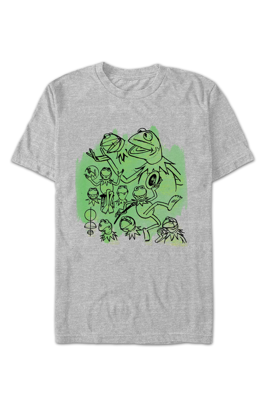 Kermit The Frog Sketches Muppets T-Shirt product image 2