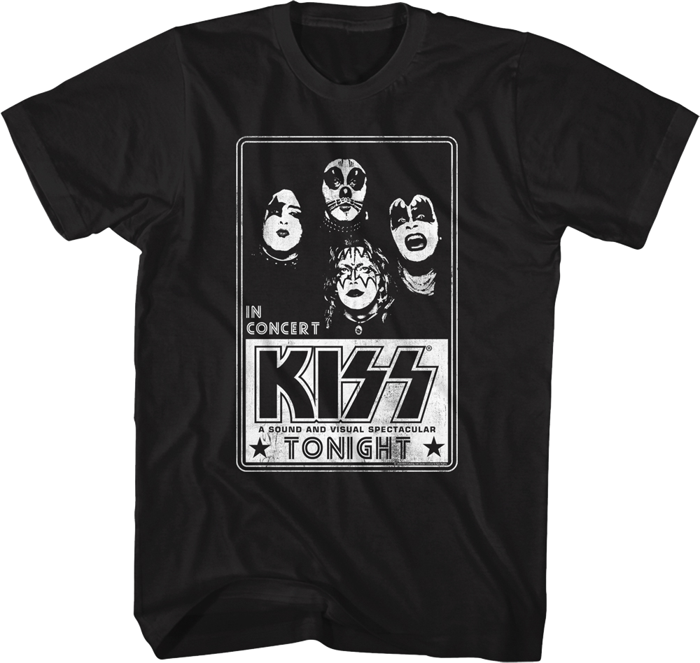 Concert Poster KISS T-Shirt