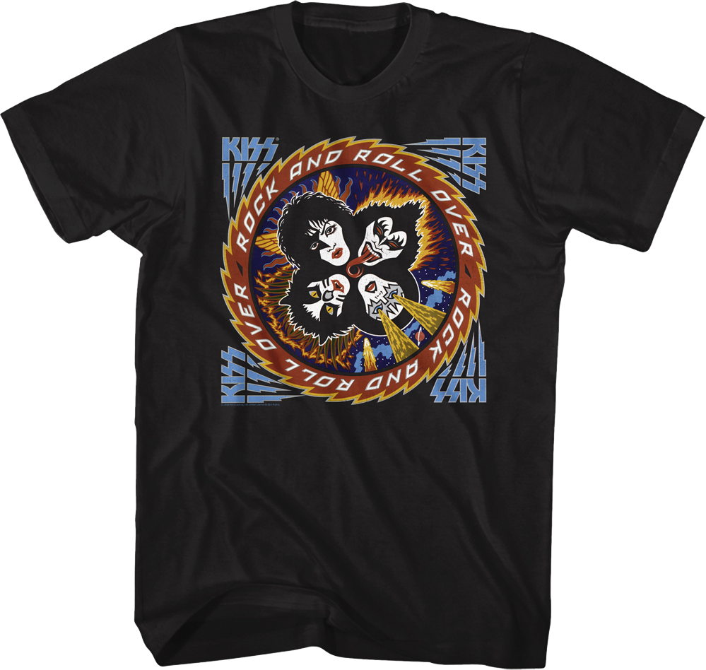 Rock And Roll Over Album Cover KISS T-Shirt product image 1