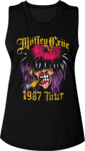 Ladies '87 Tour Motley Crue Muscle Tank Top
