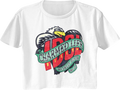 Ladies Charmed Life World Tour Billy Idol Crop Top