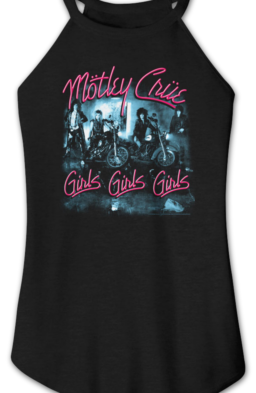 Ladies Girls Girls Girls Motley Crue Tank Top