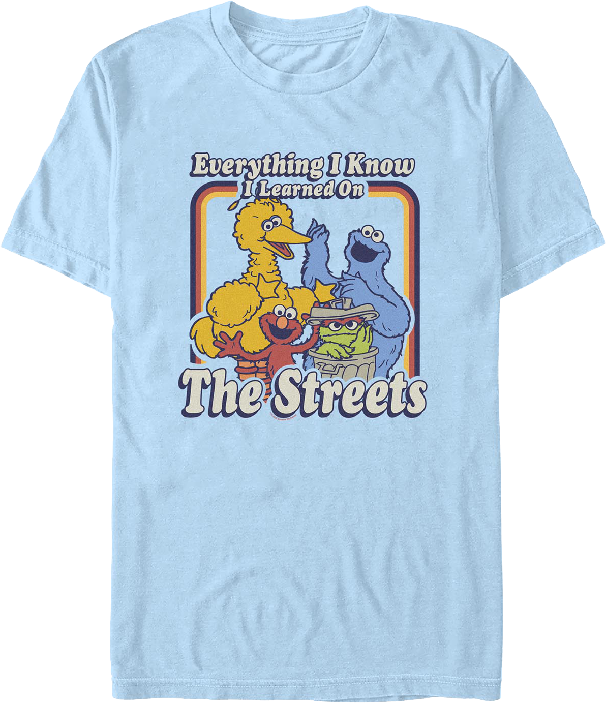 Blue Everything I Know I Learned On The Streets Sesame product image 1