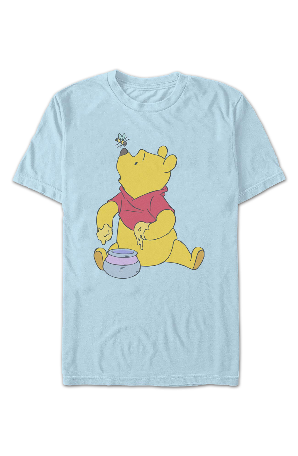 Light Blue Honey Bee Winnie The Pooh T-Shirt product image 2
