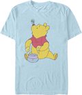 Light Blue Honey Bee Winnie The Pooh T-Shirt product image 1