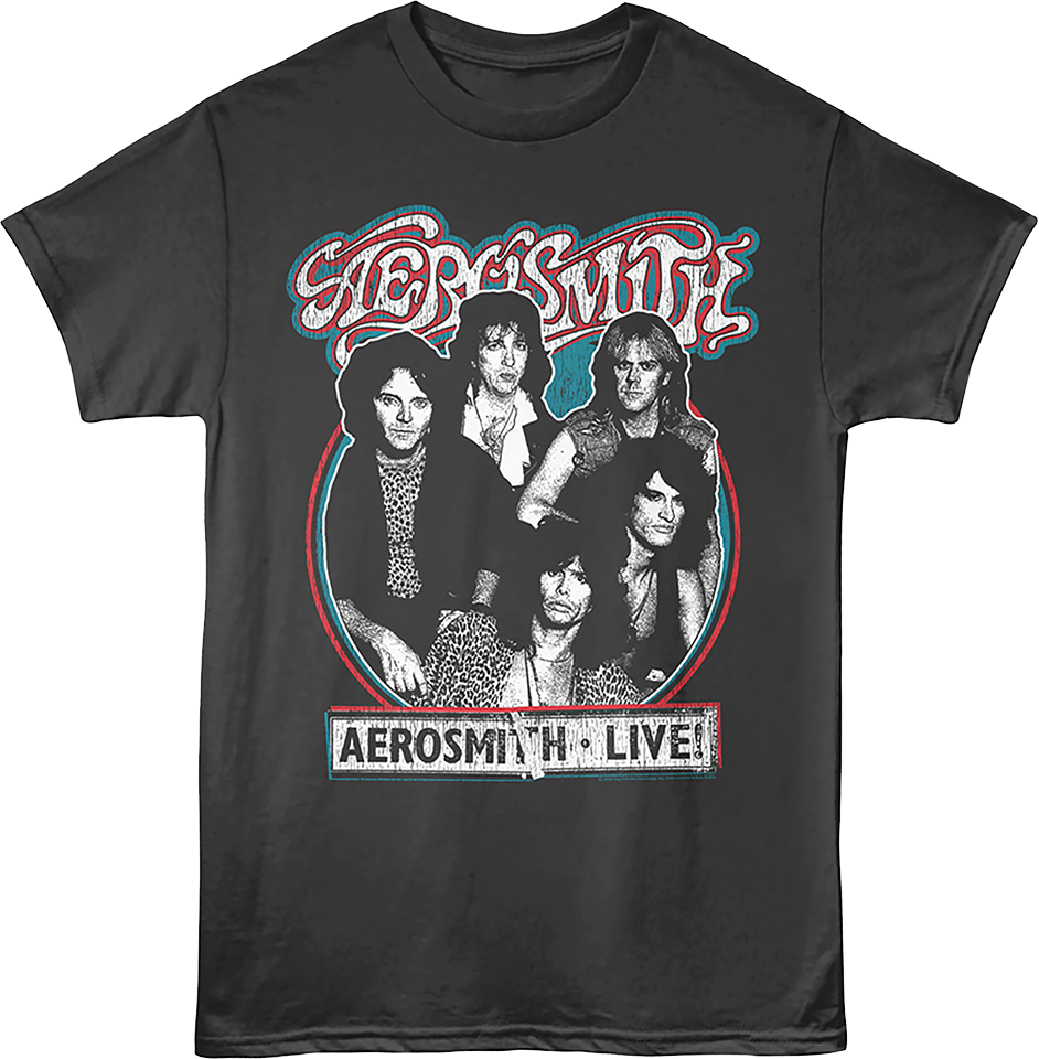 Live Concert Poster Aerosmith T-Shirt