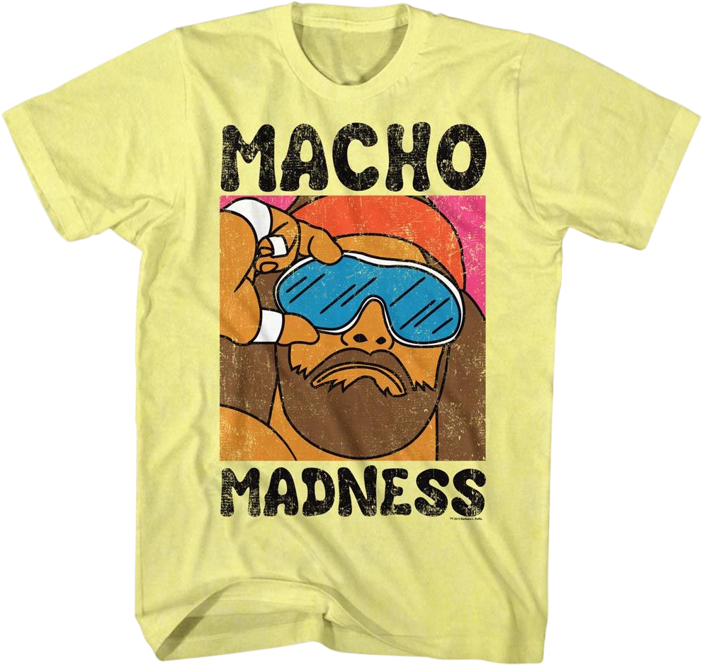 Macho Madness Illustration Man Randy Savage T-Shirt product image 1