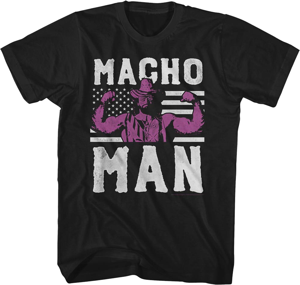 Macho Flag Man Randy Savage T-Shirt product image 1