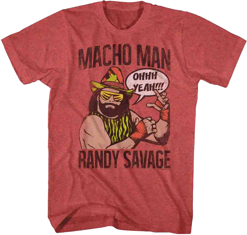 Retro Ohhh Yeah Macho Man Randy Savage T-Shirt product image 1