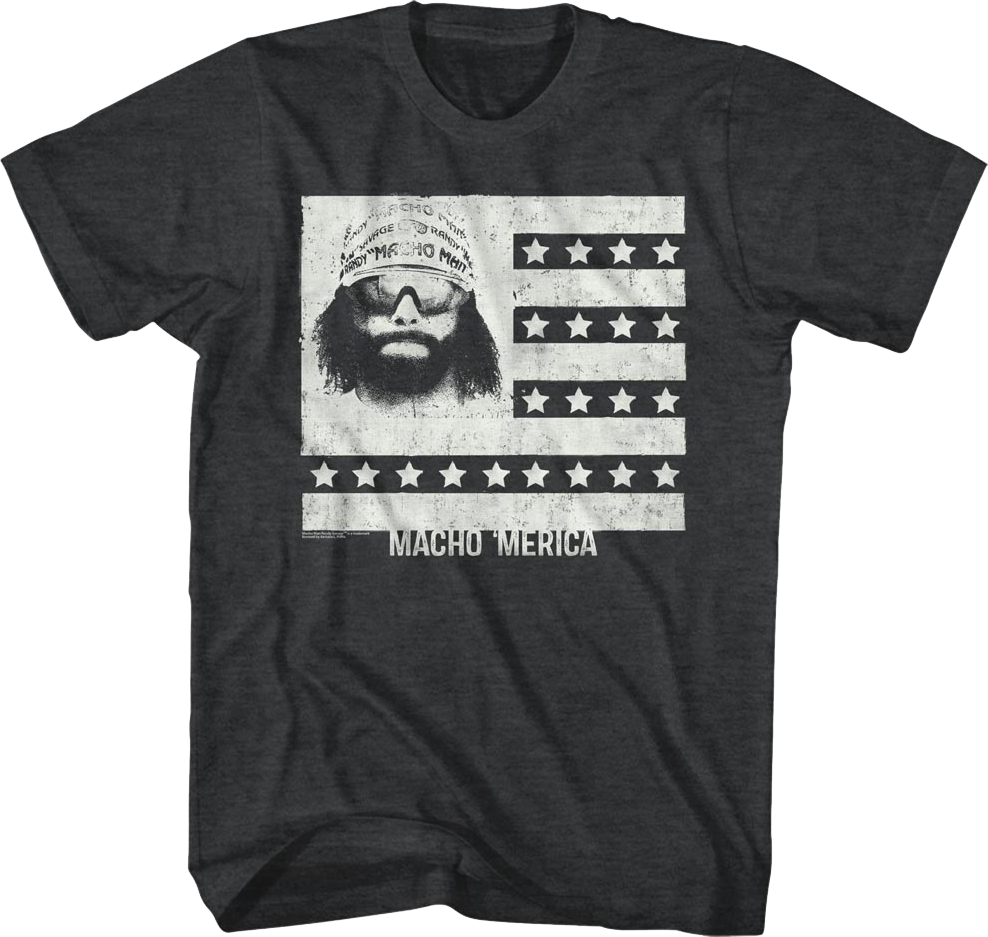 Macho 'Merica Man Randy Savage T-Shirt product image 1