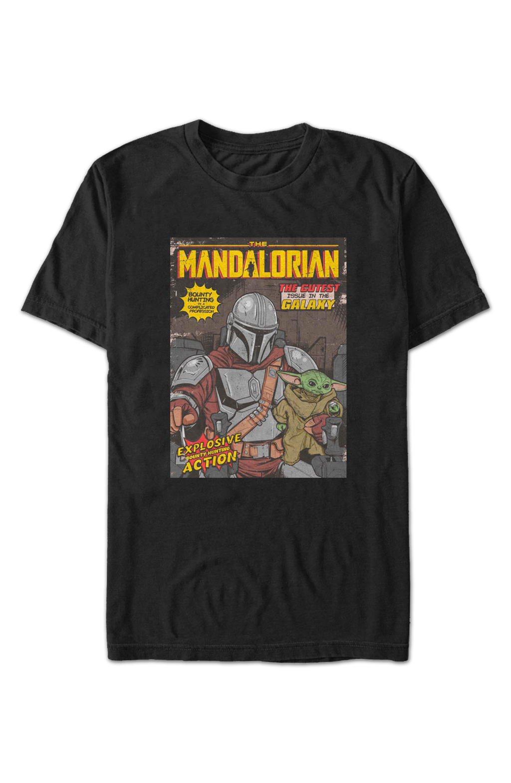 Mandalorian Comic Book Cover Star Wars T-Shirt product image 2