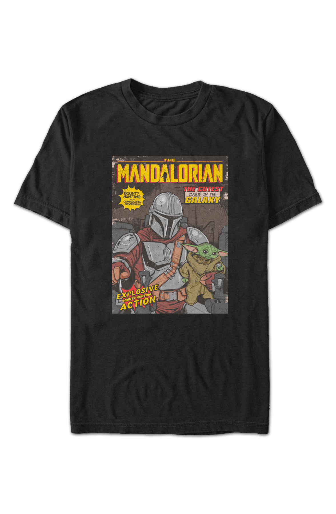 Mandalorian Comic Book Cover Star Wars T-Shirt product image 2