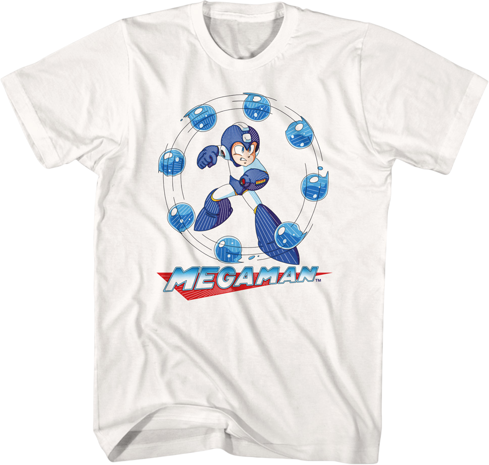 Water Shield Mega Man T-Shirt product image 1