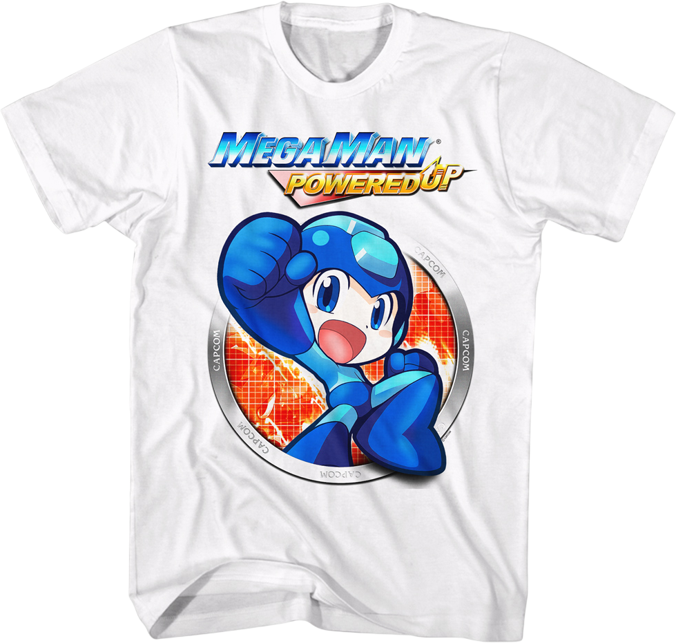 Powered Up Mega Man T-Shirt product image 1