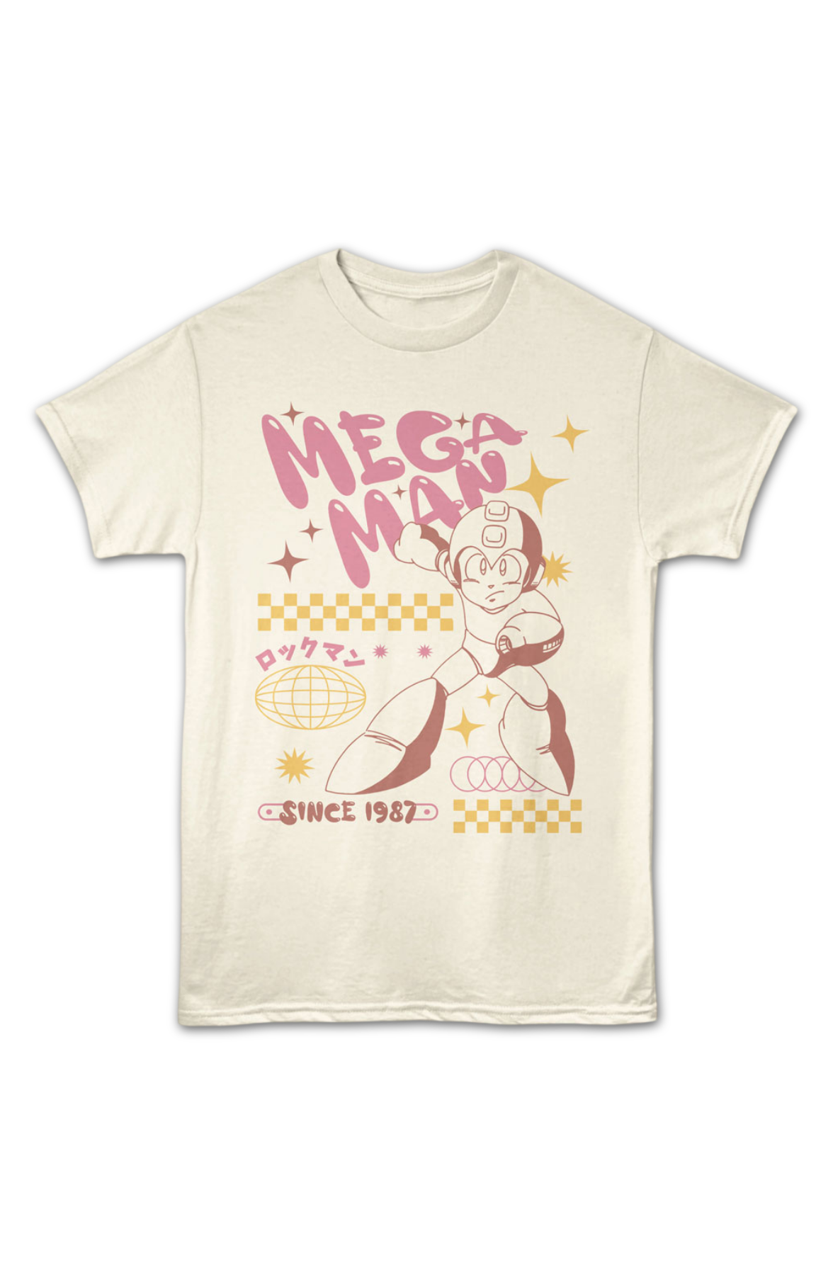 Bubble Letters Mega Man T-Shirt product image 2