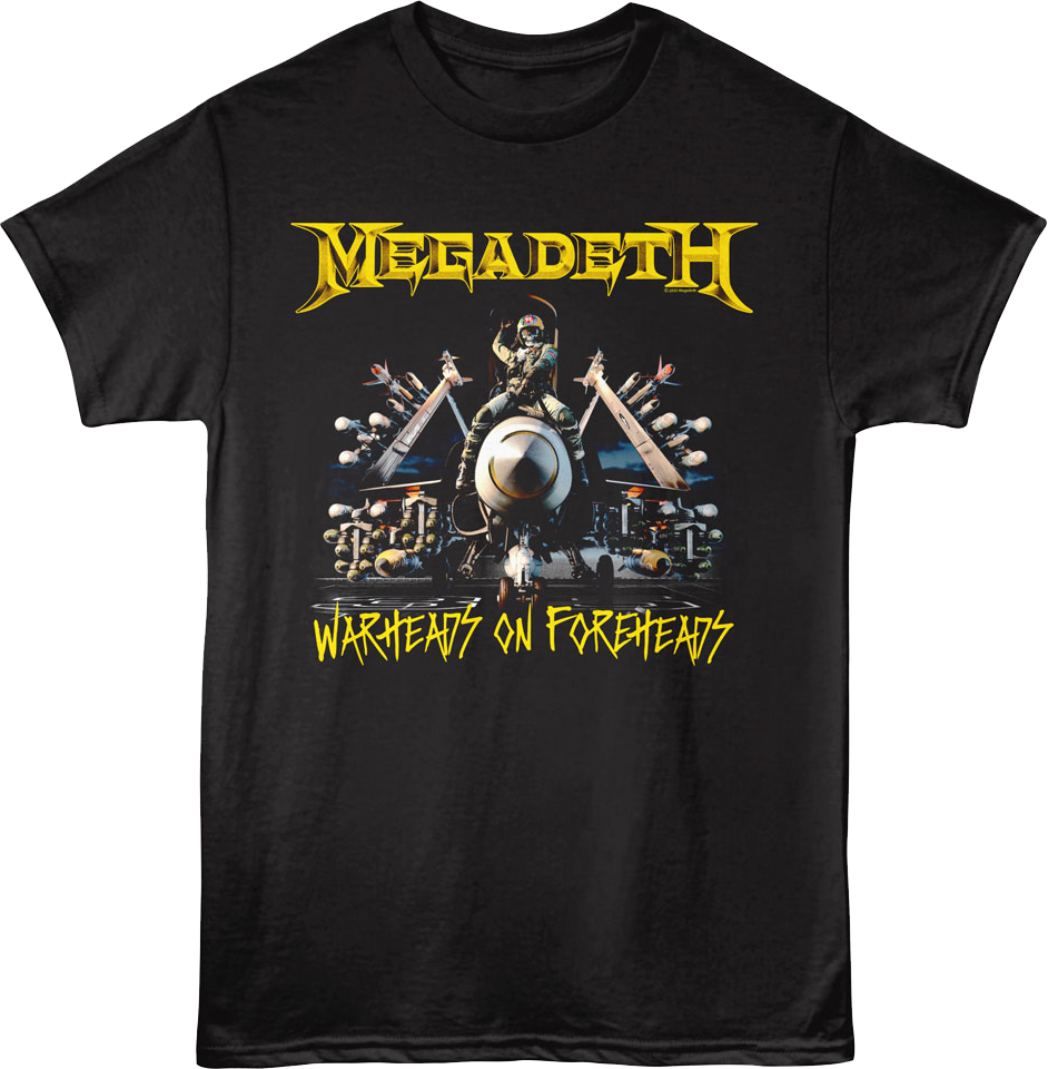 Warheads On Foreheads Artwork Megadeth T-Shirt product image 1