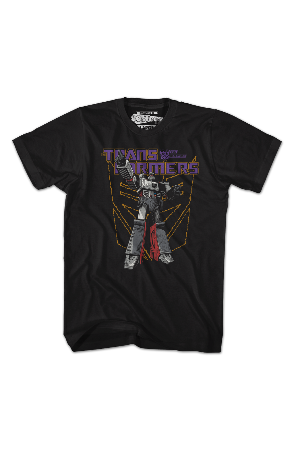 Megatron Battle Pose Transformers T-Shirt product image 2