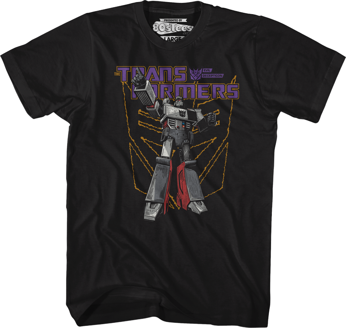 Megatron Battle Pose Transformers T-Shirt product image 1