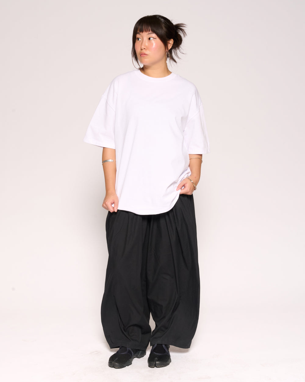 Oversized Tee 4 Pack: Charcoal, Black, Powder Blue, White product image 2