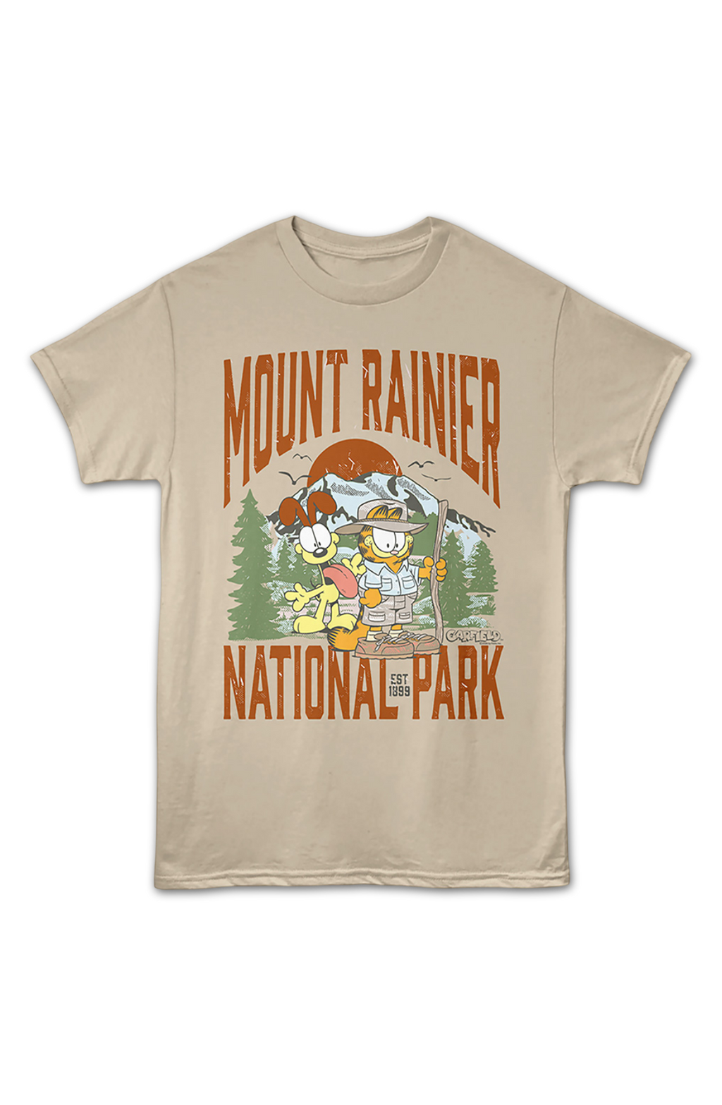 Mount Rainier National Park Garfield T-Shirt product image 2
