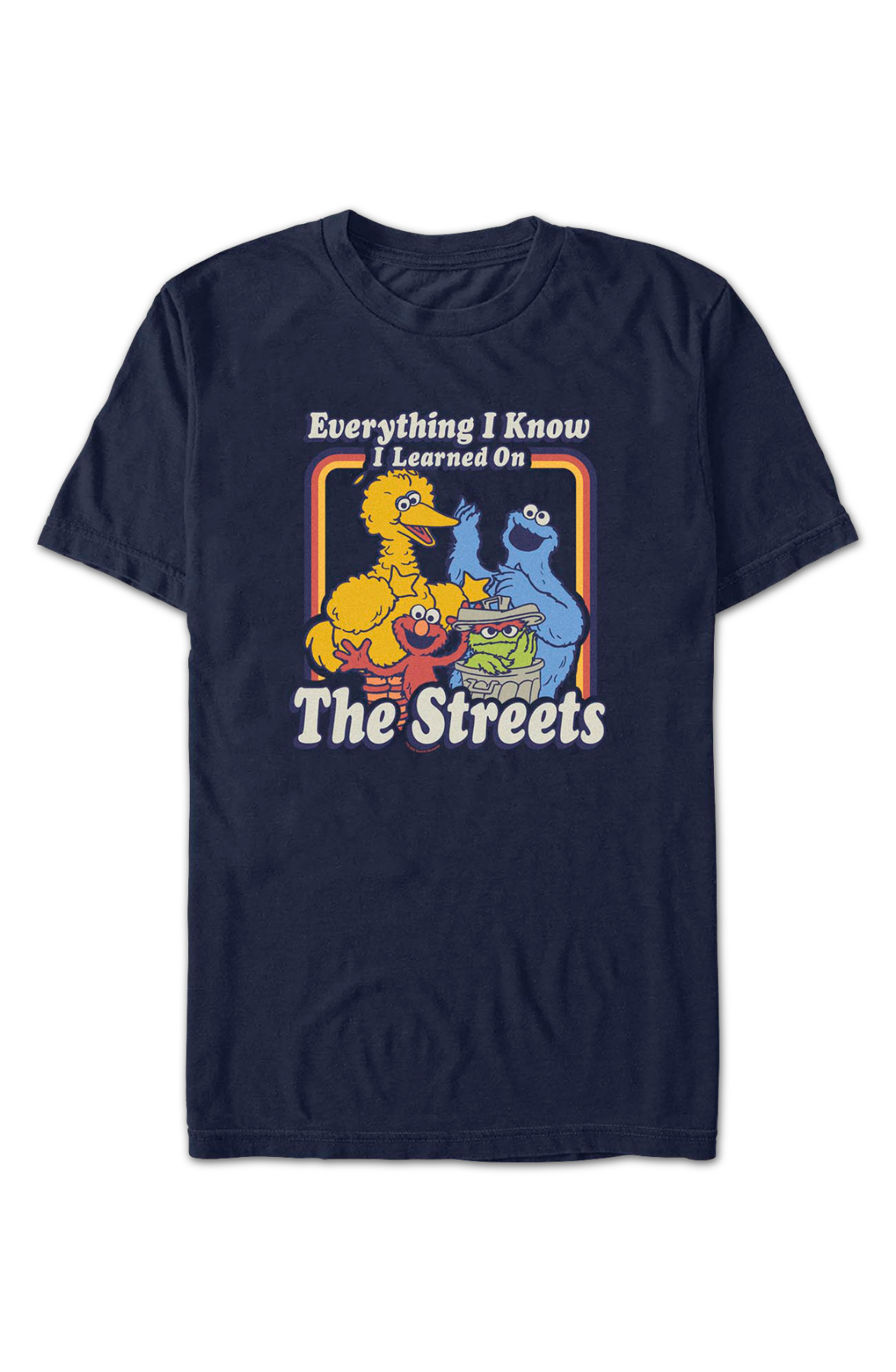 Navy Everything I Know I Learned On The Streets Sesame product image 2