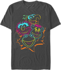 Neon Chalk Sketches Muppets T-Shirt product image 1