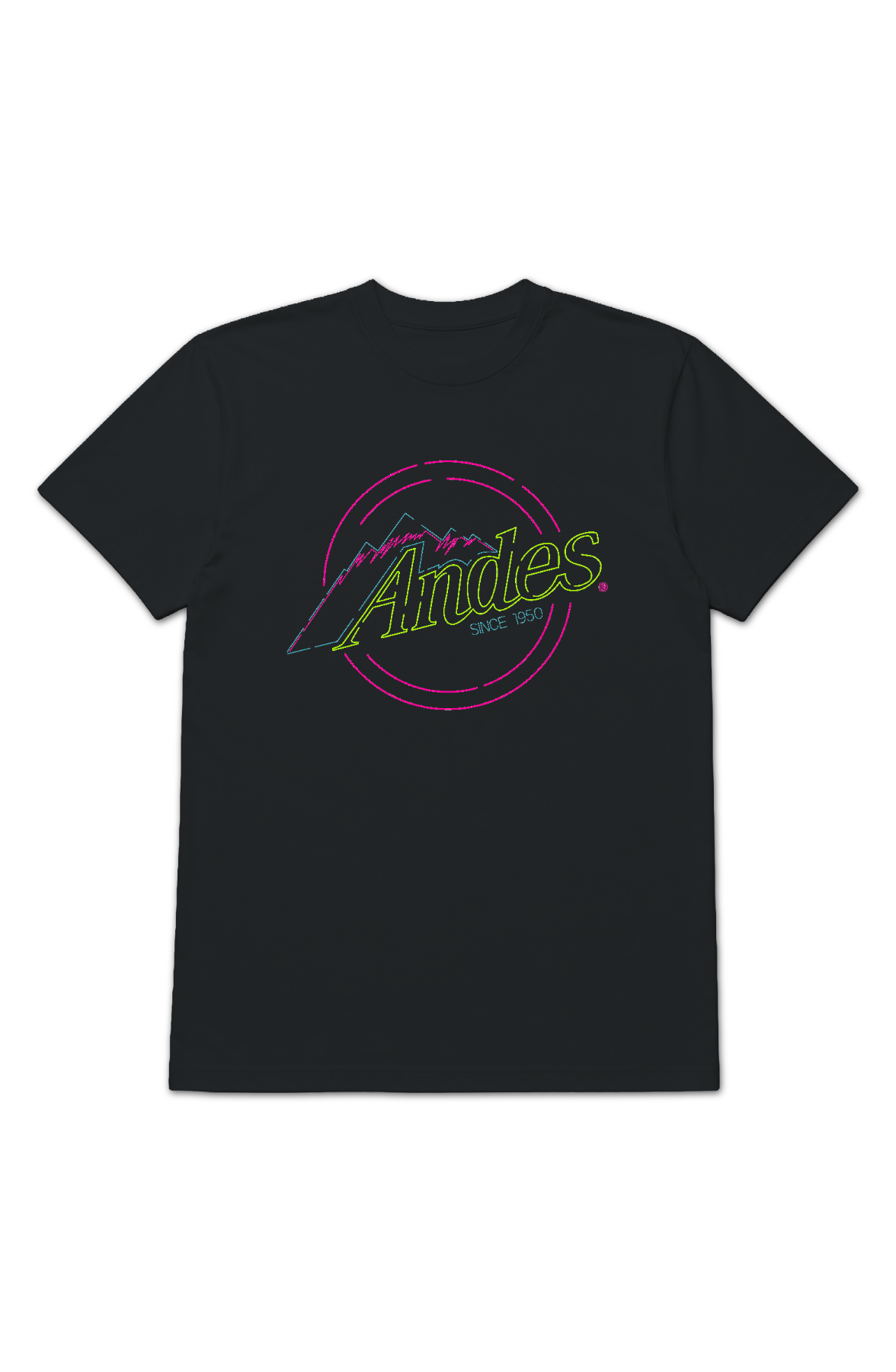 Neon Logo Andes Mints T-Shirt product image 2