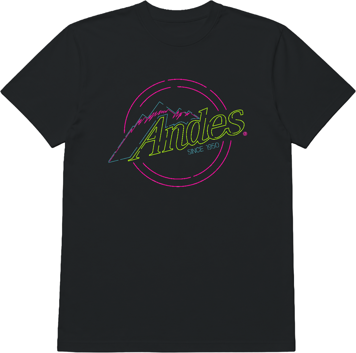 Neon Logo Andes Mints T-Shirt product image 1