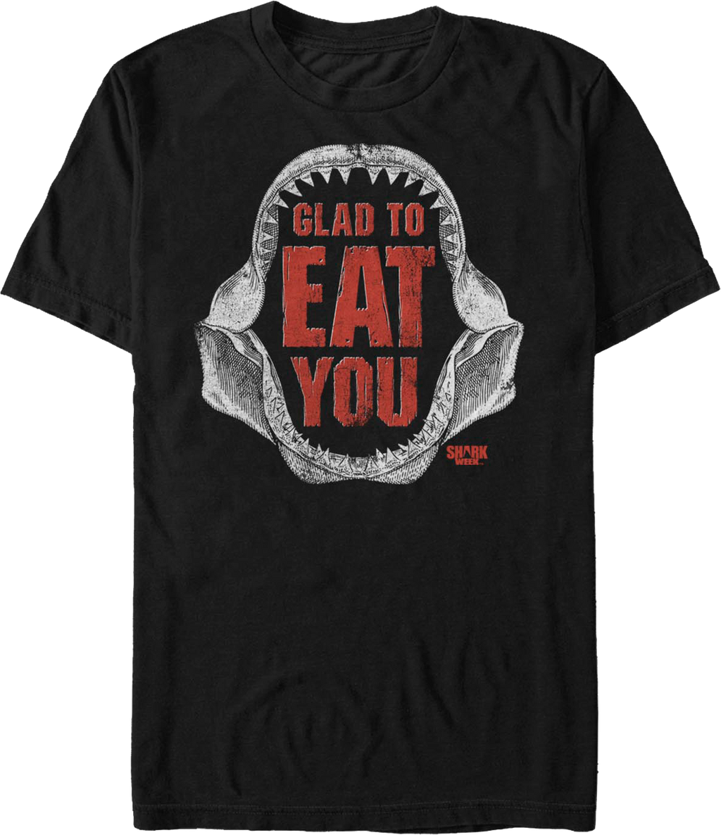 Nice To Eat You Jaws Shark Week T-Shirt product image 1