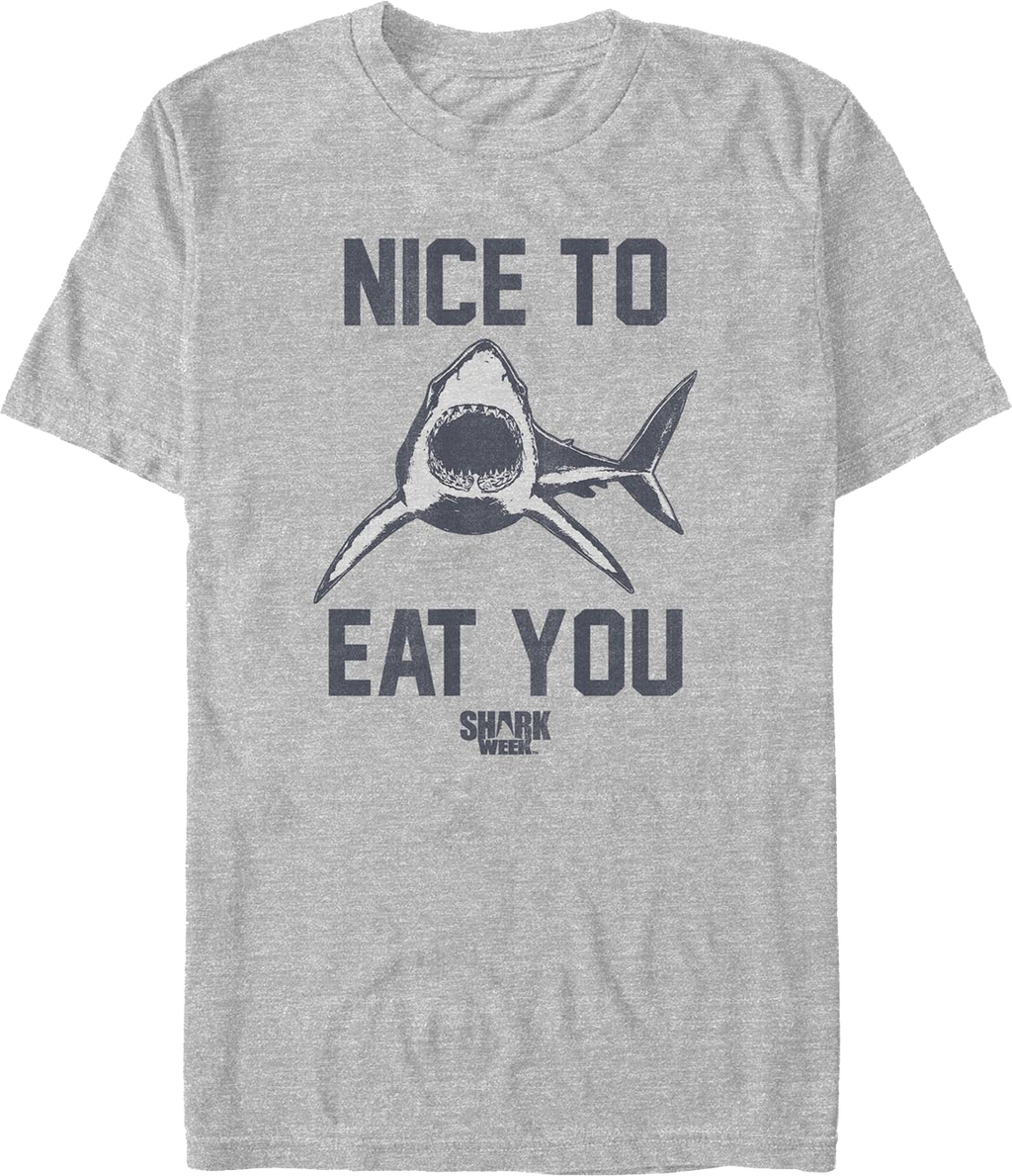 Nice To Eat You Shark Week T-Shirt product image 1