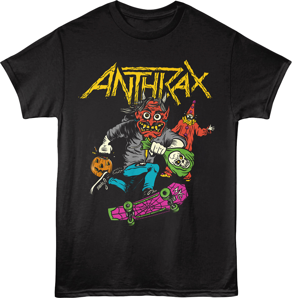 Not Man Stealing Candy Anthrax T-Shirt product image 1