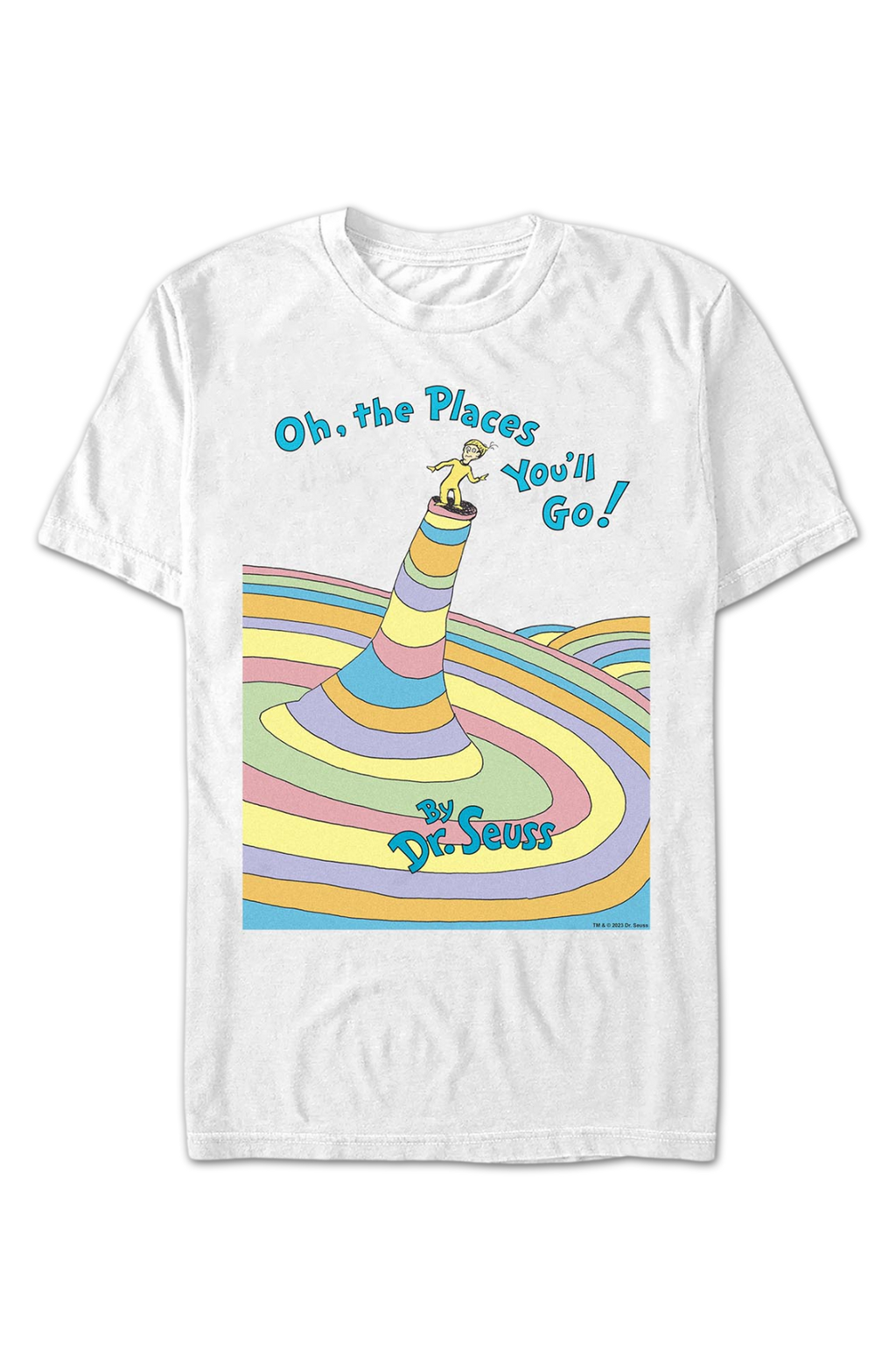 Oh, The Places You'll Go Cover Dr. Seuss T-Shirt product image 2